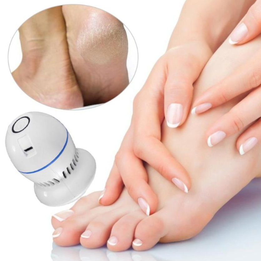 Electric Foot Grinder Before and After Use