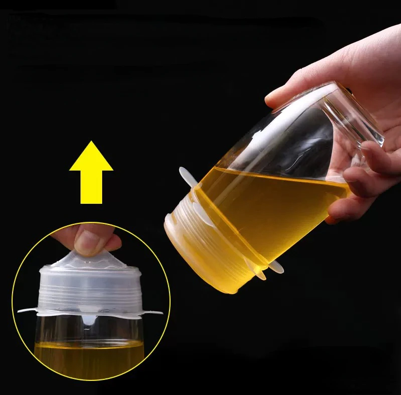 Air Tight Spill Free Silicon Plastic Wrap