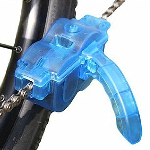 Portable Bicycle Chain Cleaner in use