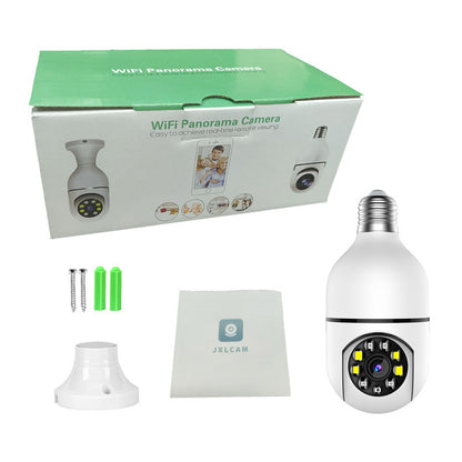 Light Bulb HD WIFI Camera with packaging