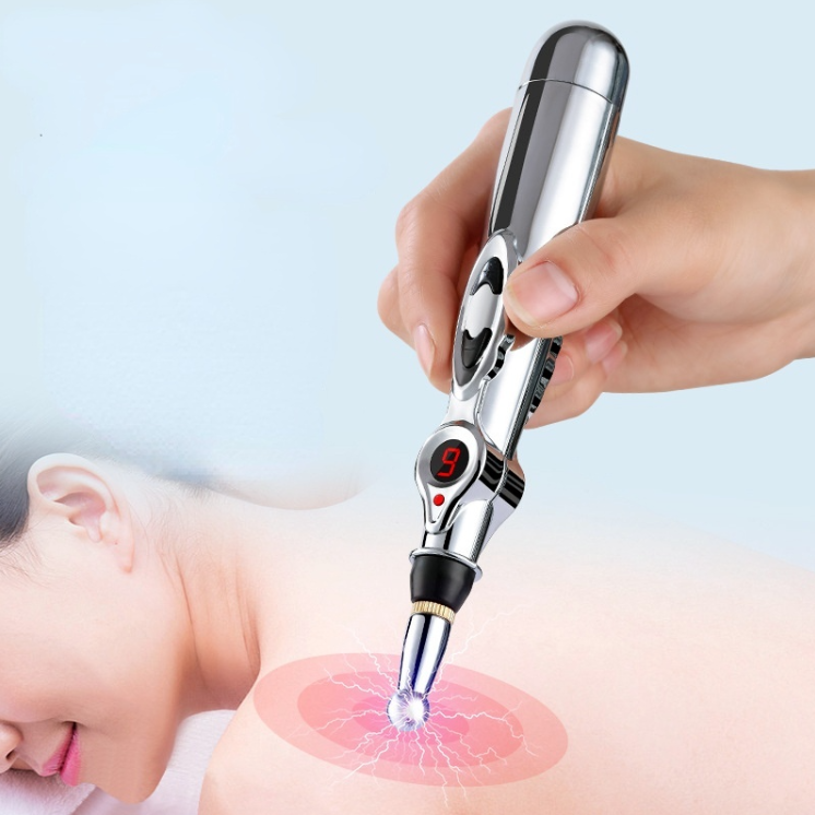 Acupuncture Massage Pen in use