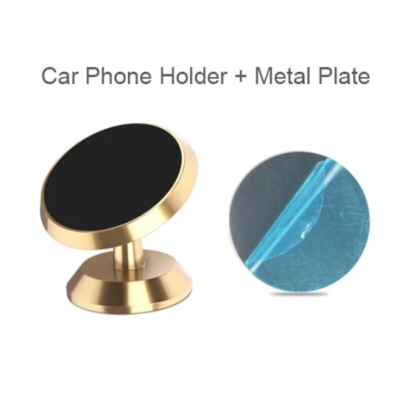 New car phone holder Car holder Aluminum alloy magnetic creative car lazy bracket outlet