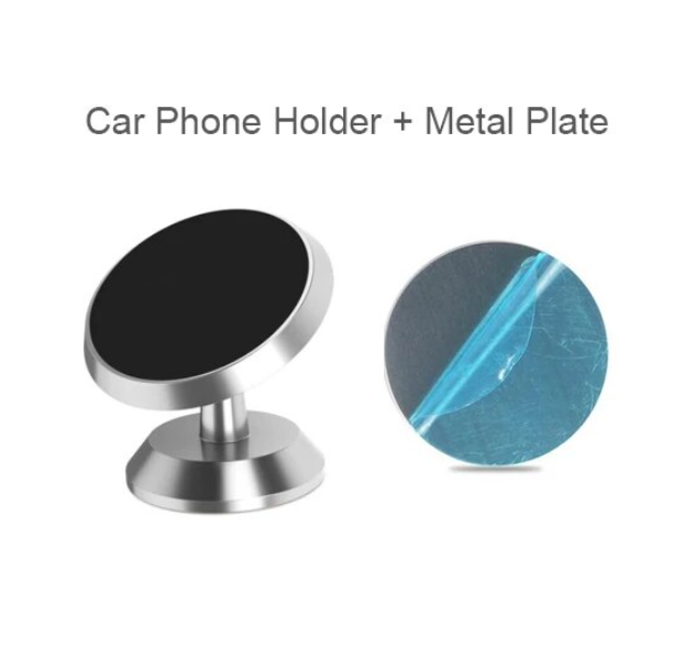 New car phone holder Car holder Aluminum alloy magnetic creative car lazy bracket outlet