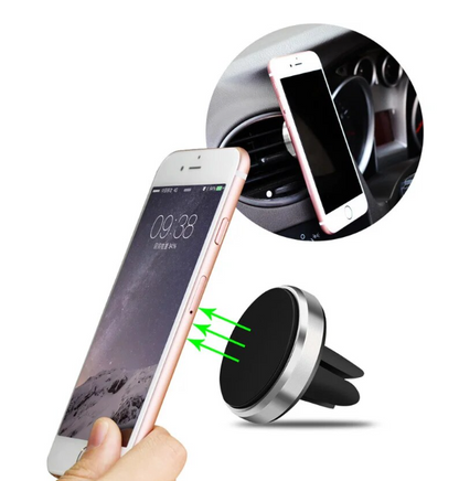 New car phone holder Car holder Aluminum alloy magnetic creative car lazy bracket outlet