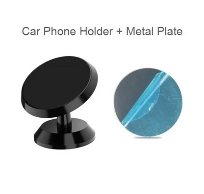 New car phone holder Car holder Aluminum alloy magnetic creative car lazy bracket outlet