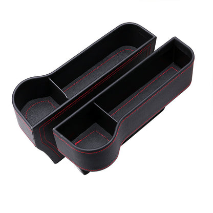 Storage Box Car Organizer Seat Gap PU Case Pocket Car Seat Side Slit for Wallet Phone Coins Cigarette Keys Cards For Universal