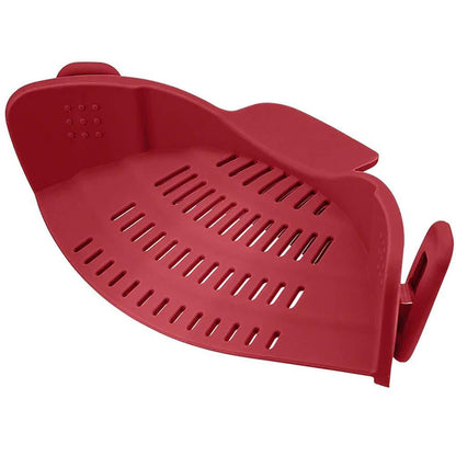 Red Silicone Pot Strainer