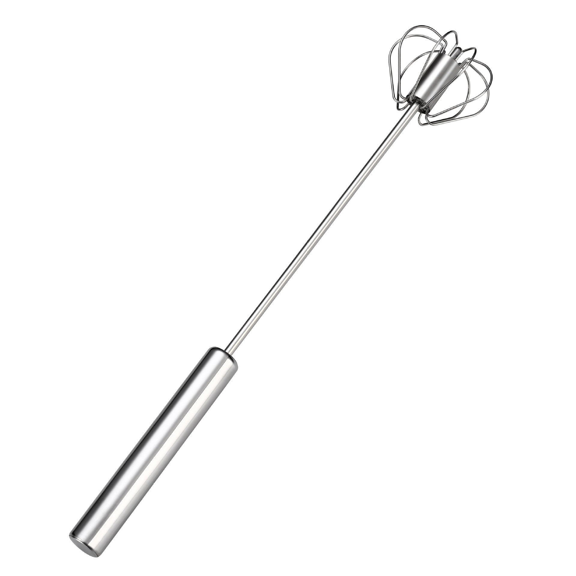 Stainless Steel Semi-automatic Egg Beater